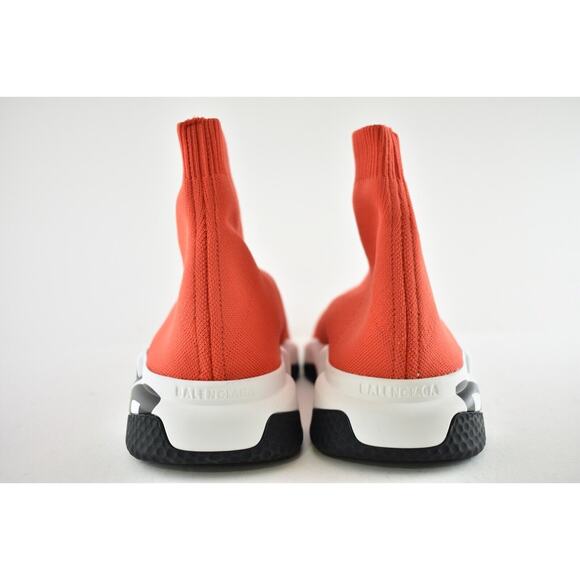 Balenciaga Speed LT Graffiti Sock Red Black White Logo High Top Sneaker 46 13 - Picture 3 of 7